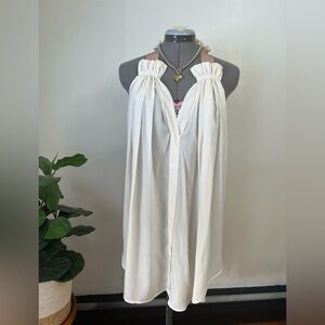 Hatch Collection Maternity The Lily Tank Blouse Top Shirt cream & tan One
Size